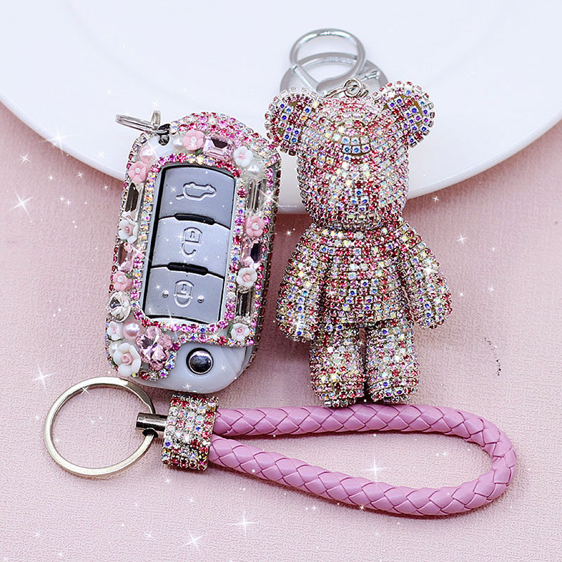 适用广汽传祺gs3钥匙套女gs4 gs5 gs6 ga4 ga5 ga6折叠包扣壳高档