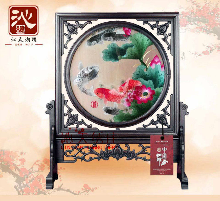 长沙湘绣厂纯手工绣双面绣