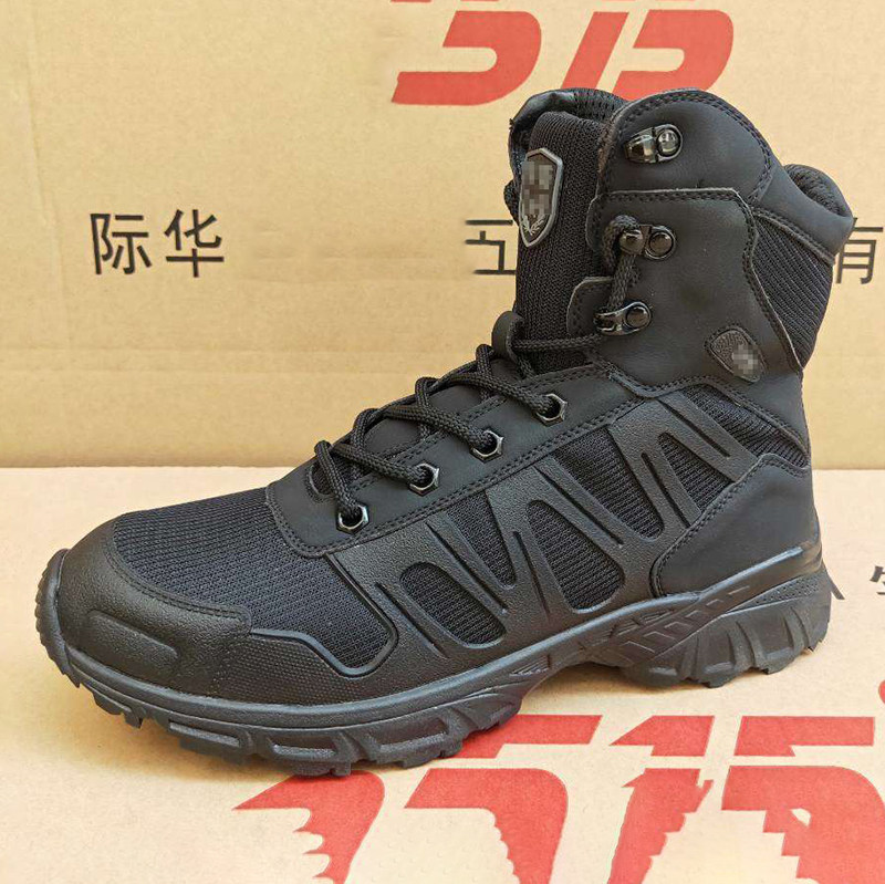 冬季羊毛防寒作战靴超轻