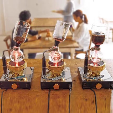 HARIO日本虹吸壶虹吸赛风式玻璃咖啡壶光波炉套装咖啡器具TCA