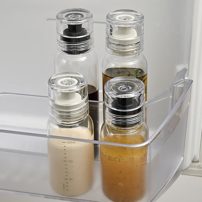 自带刻度家用厨房调料瓶