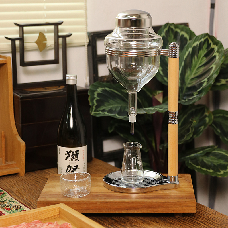 HARIO玻璃创意日式冰酒器清酒壶滴滤式日料店分酒器冷酒器温酒壶