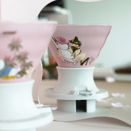【七夕礼物】HARIO&MOOMIN姆明卡通联名款聪明杯V60情侣礼物陶瓷