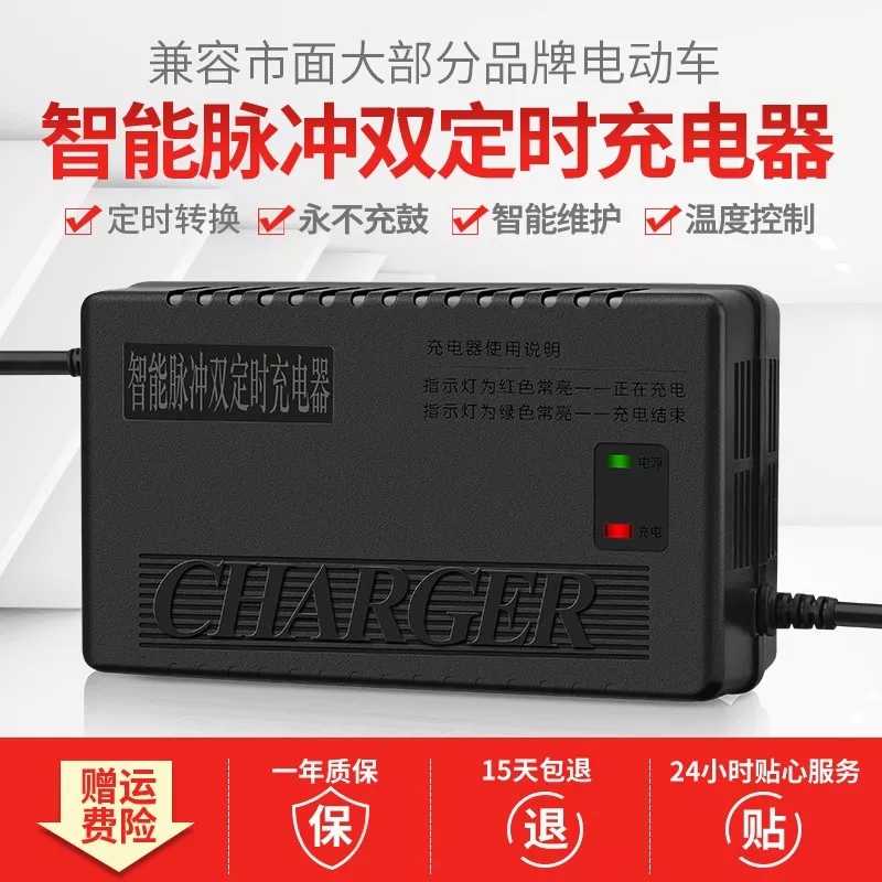 电动车电瓶车充电器输入AC220V50Hz输出DC48V20ah(最高59V)2.5A