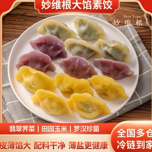 全素植物肉无防腐儿童水饺