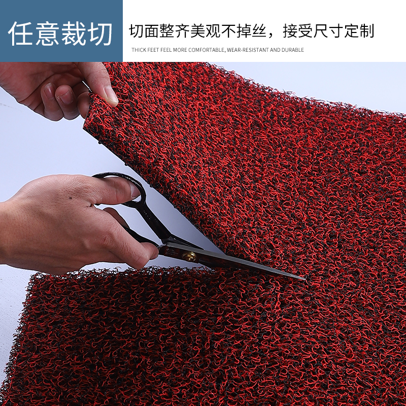 入户门地垫门外防滑地毯垫子家用门口可裁剪门垫加厚丝圈进门脚垫,居家布艺,入户地垫,淘宝优惠券,粉丝福利购,淘宝优惠卷