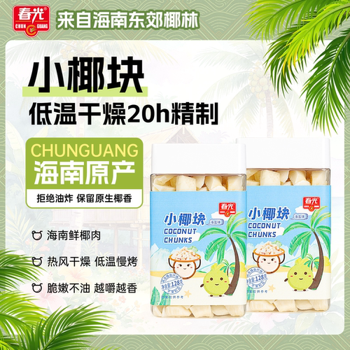 食品烤干海盐味特产128g*2椰肉