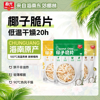 春光果干休闲零食独立包装椰子片