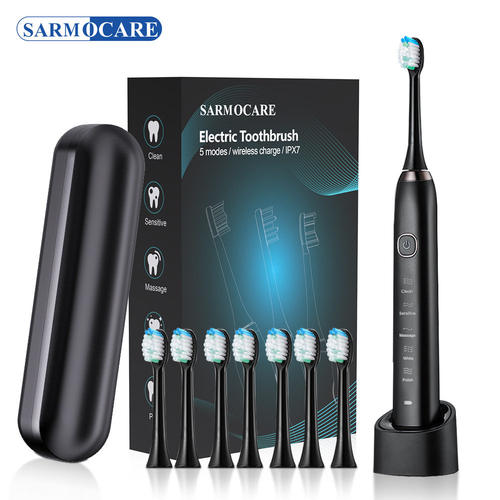 Electric Toothbrush Comes with 8 Brush Heads A Rechargeable