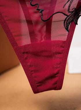 Fashion mesh seamless low wide seductive underwear sexy