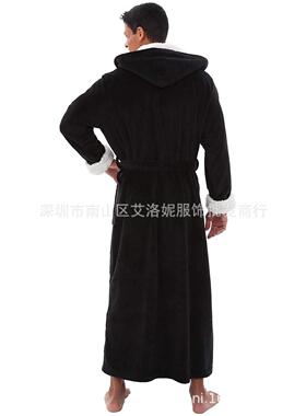 gown morning long women and men bathrobes couple winter and