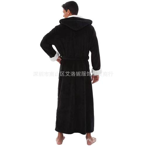 gown morning long women and men bathrobes couple winter and