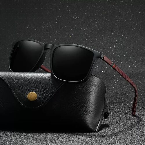Luxury Square Vintage Polarized Sunglasses For Men Women