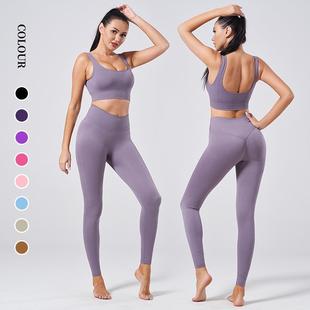 color piece fitness suit waist Threaded high five