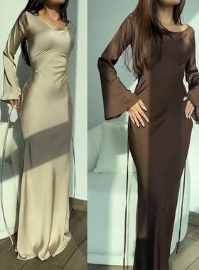 waist womens Womens neck dress alienated long round white