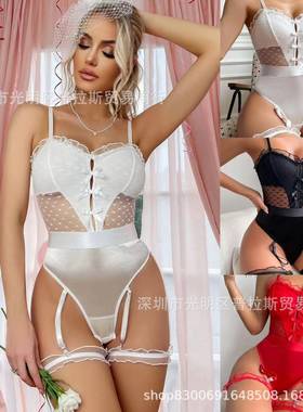 lingerie Lace girl one-piece desire pure see-through sexy