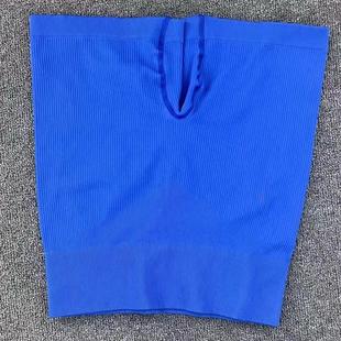 Fitness Tight Lift Color Waist Threaded Hip High Solid