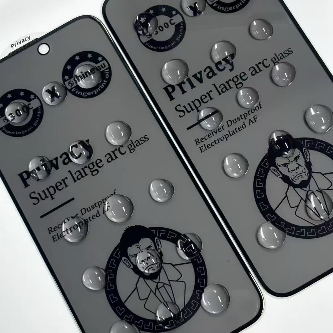 3D大弧边28°防窥钢化膜适用iPhone18pro手机屏幕贴膜 全屏覆盖 抗指纹 无孔防尘15pro max/14/17/16plus/air