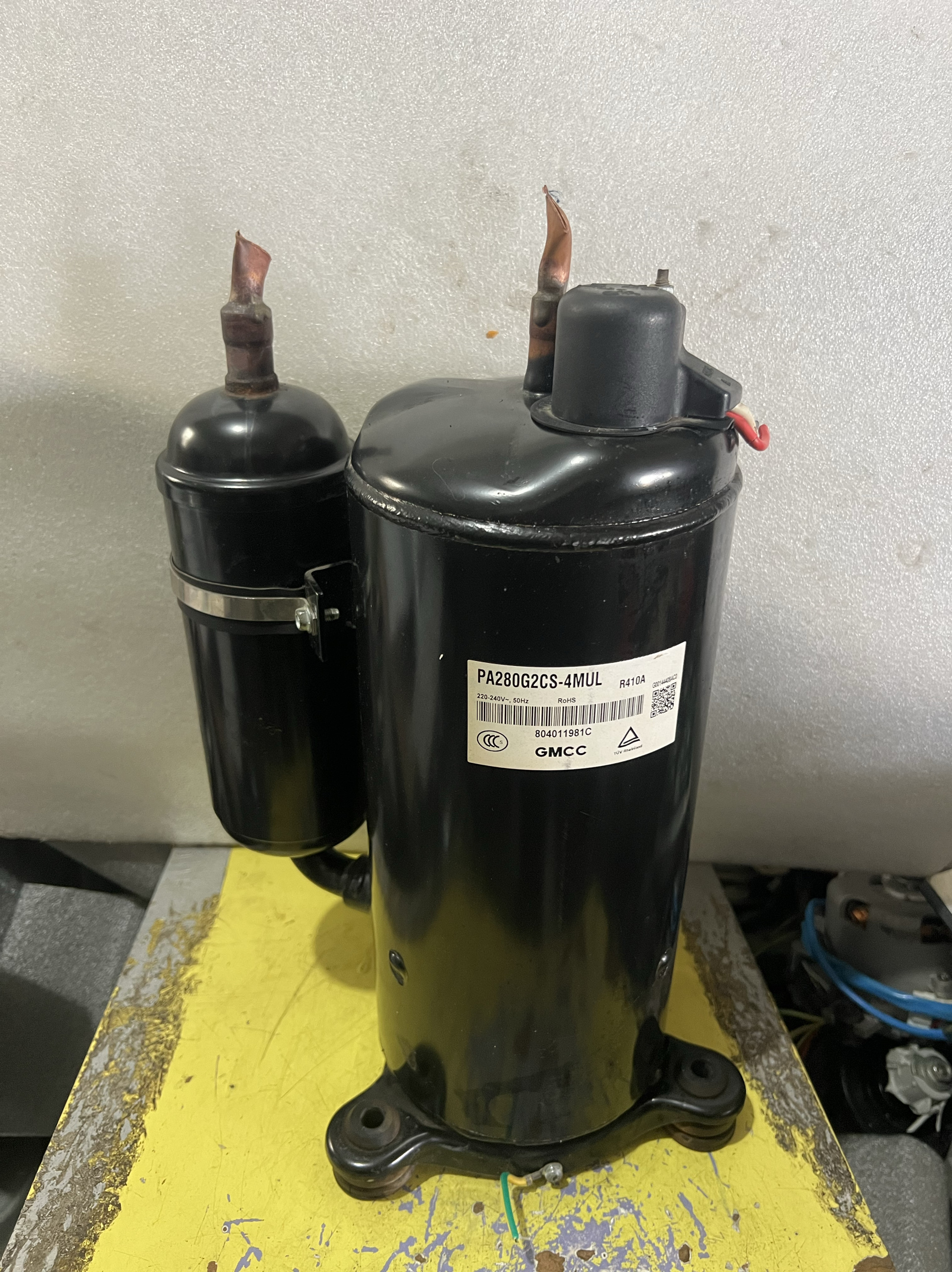 适用美芝3匹定频压缩机PA280G2CS-4MUL 220-240V R410A 原装拆机