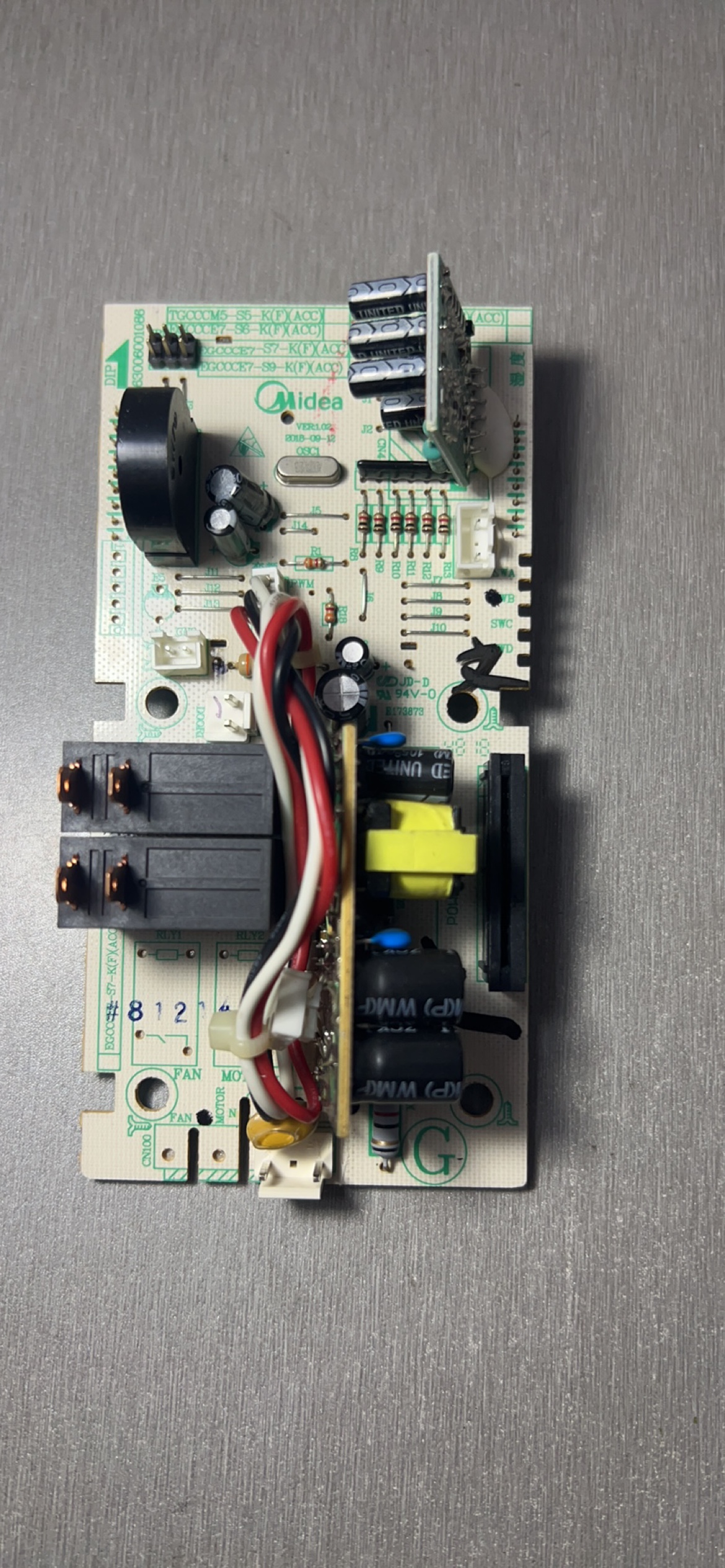 适用美的微波炉主板EGCCCE7-S9-K(F)(ACC)电脑板控制板电源板