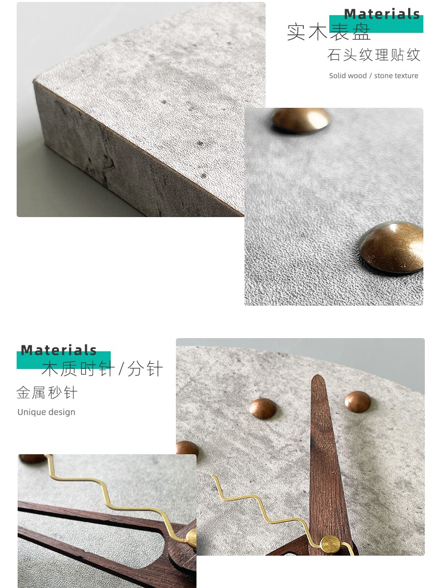 JINGJIFENG 반원형 데스크탑 시계 맞춤형 북유럽 벽시계 IN 미니멀리스트 크리 에이 티브 장식 시계 시계는 벽에 걸 수 있습니다
