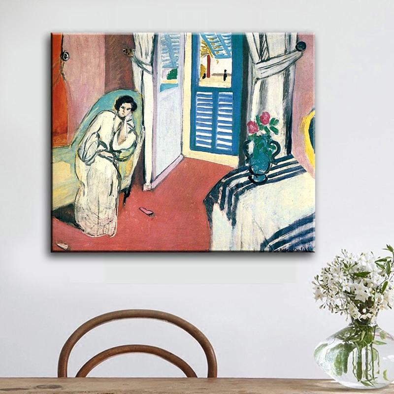 马蒂斯艺术风野兽派色彩装饰画