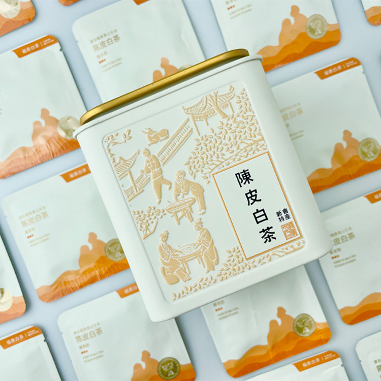 福鼎白茶+十年新会老陈皮280克