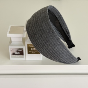 韩国ins宽边氛围感发箍纯色高颅顶气质头箍洋气时尚简约发卡发饰