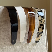 韩国进口France玳瑁发箍法式 醋酸高端头饰女博主同款 复古头箍发卡