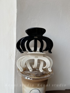 韩国France巨能抓醋酸抓夹法式 高级感发量多南瓜大号鲨鱼夹发抓女