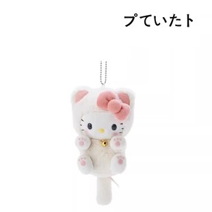 日本三丽鸥hellokitty正版猫咪凯蒂猫kt猫公仔玩偶毛绒包挂件挂饰