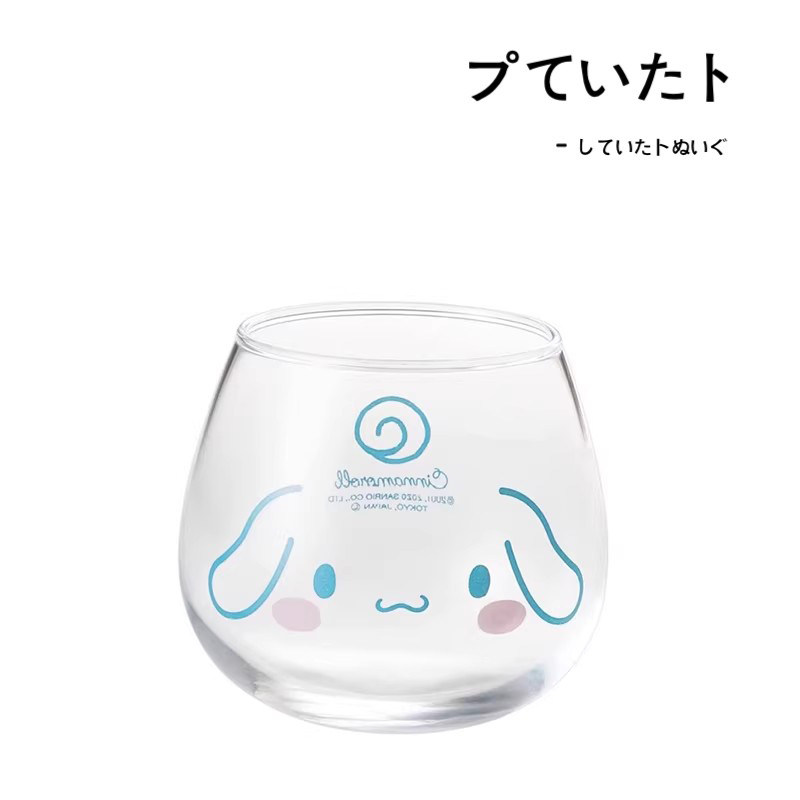 三丽鸥日本正版玉桂狗玻璃杯