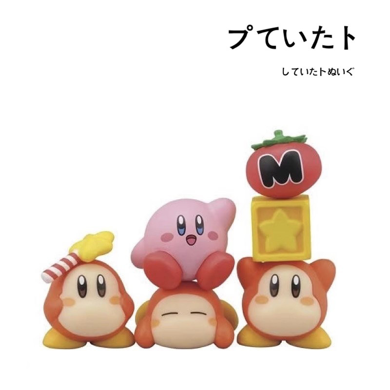 kirby日本正版摆件积木