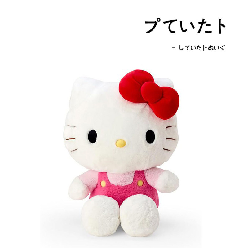 日本hellokitty正版基本款大号凯蒂猫kt猫公仔玩偶娃娃毛绒玩具