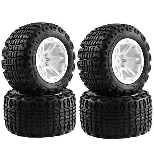 TRAXXAS 1/10Rustler4X4 56*110 2.8 12mm成品胎 2个 #6773/A W79