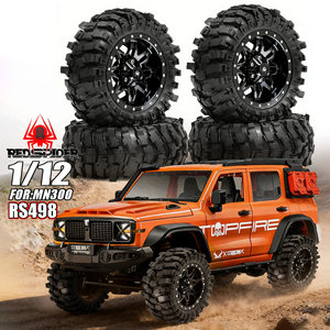 RS红蜘蛛1/10攀爬车BoomRacing角斗士RCRUN轮毂+外径85MM胎 RS498