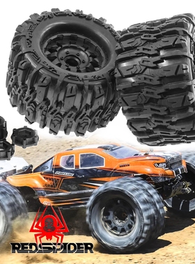 RS红蜘蛛1/8大脚车轮胎ARRMA飞神TRAXXAS雪橇TeamCorally通用W227