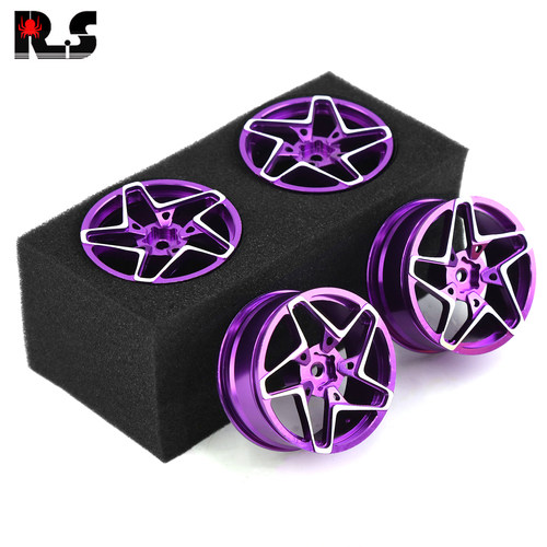 RS红蜘蛛1：10樱花D5 YOKOMO TT02 漂移 法拉利 仿真金属轮毂R128