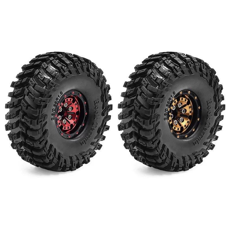 1/18TRX4M SCX24 FMS Ascent-18 1.0英寸轮毂轮胎 攀爬车胎皮D314