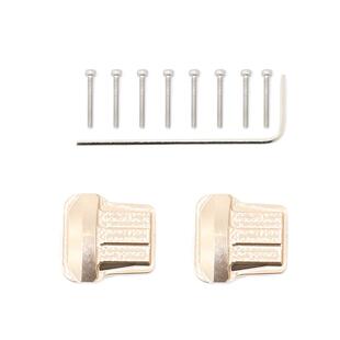 Traxxas 1/18 TRX4-M升级零件TRX4M 黄铜前后轴桥壳 桥盖黄铜配重