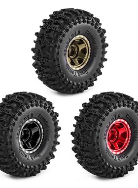 RC攀爬车1.0寸铝合金刀锋轮毂+JC胎SCX24 TRX4M FMS24-W184