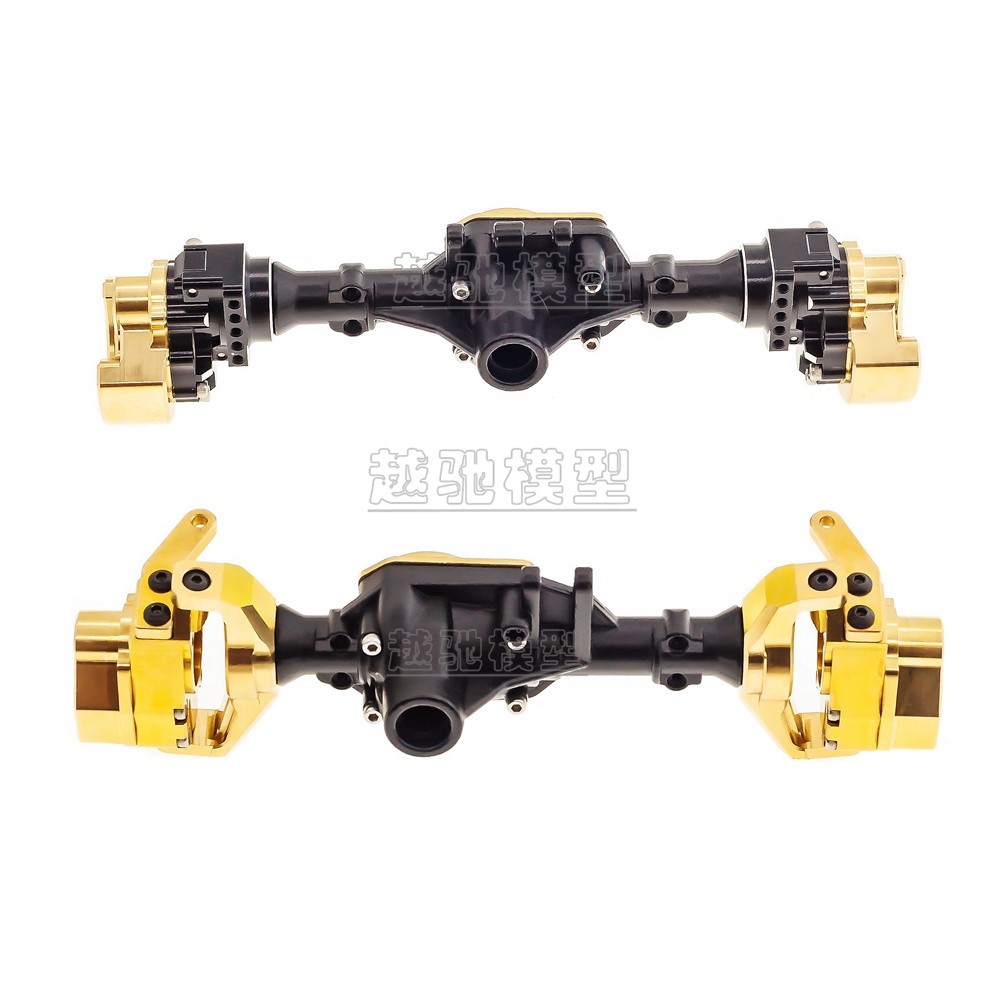 Traxxas TRX-4 黄铜升级金属前车桥  金属铜 前车桥外壳 套装732g,玩具/童车/益智/积木/模型,遥控车升级件/零配件,淘宝优惠券,粉丝福利购,淘宝优惠卷