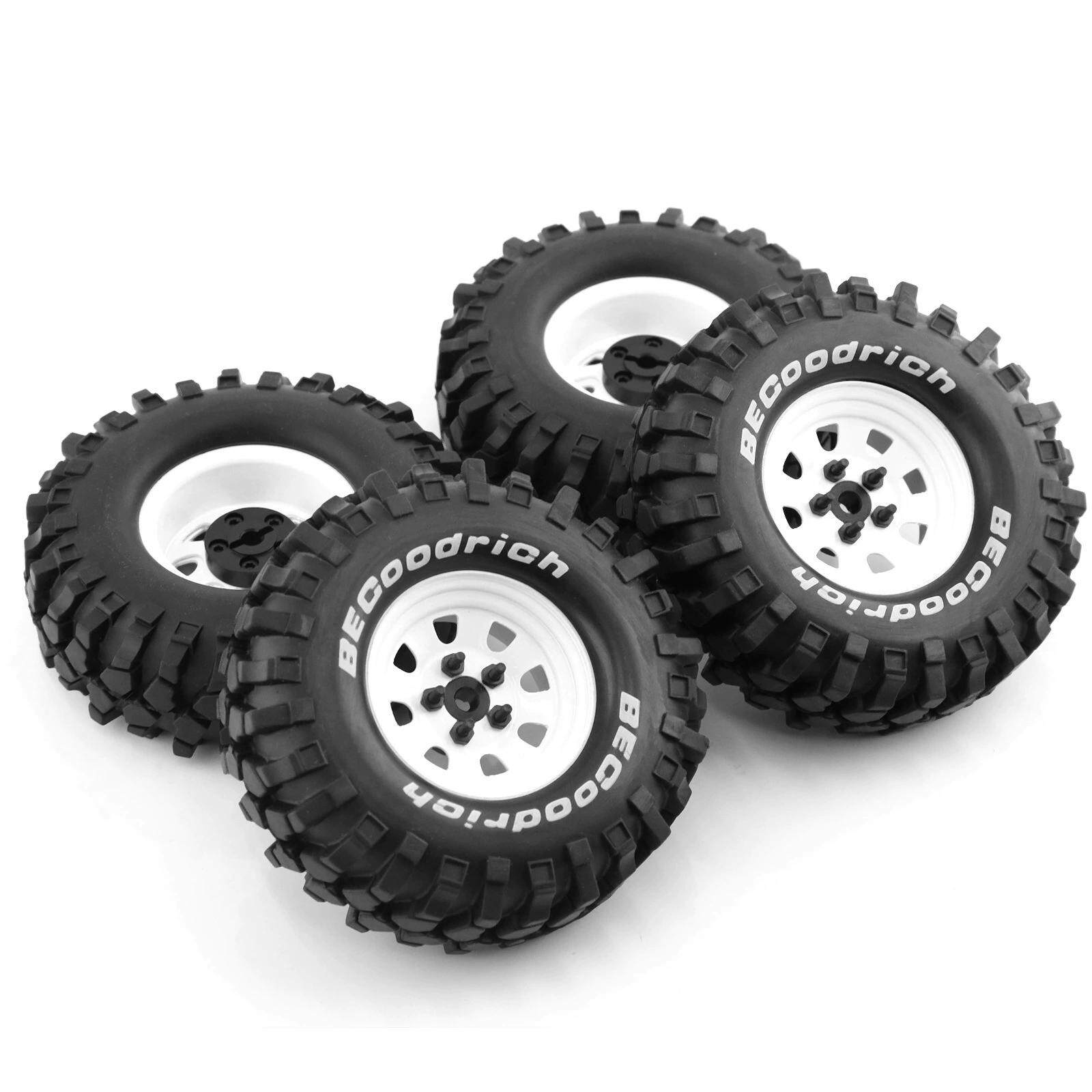 1.9寸FR4轮毂TRX4仿真FMS攀爬NT4轮胎110mm直径SCX10 W147