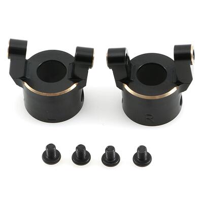 1/10仿真模型车Axial SCX10PROC座AXI03028车架黄铜C座 1对