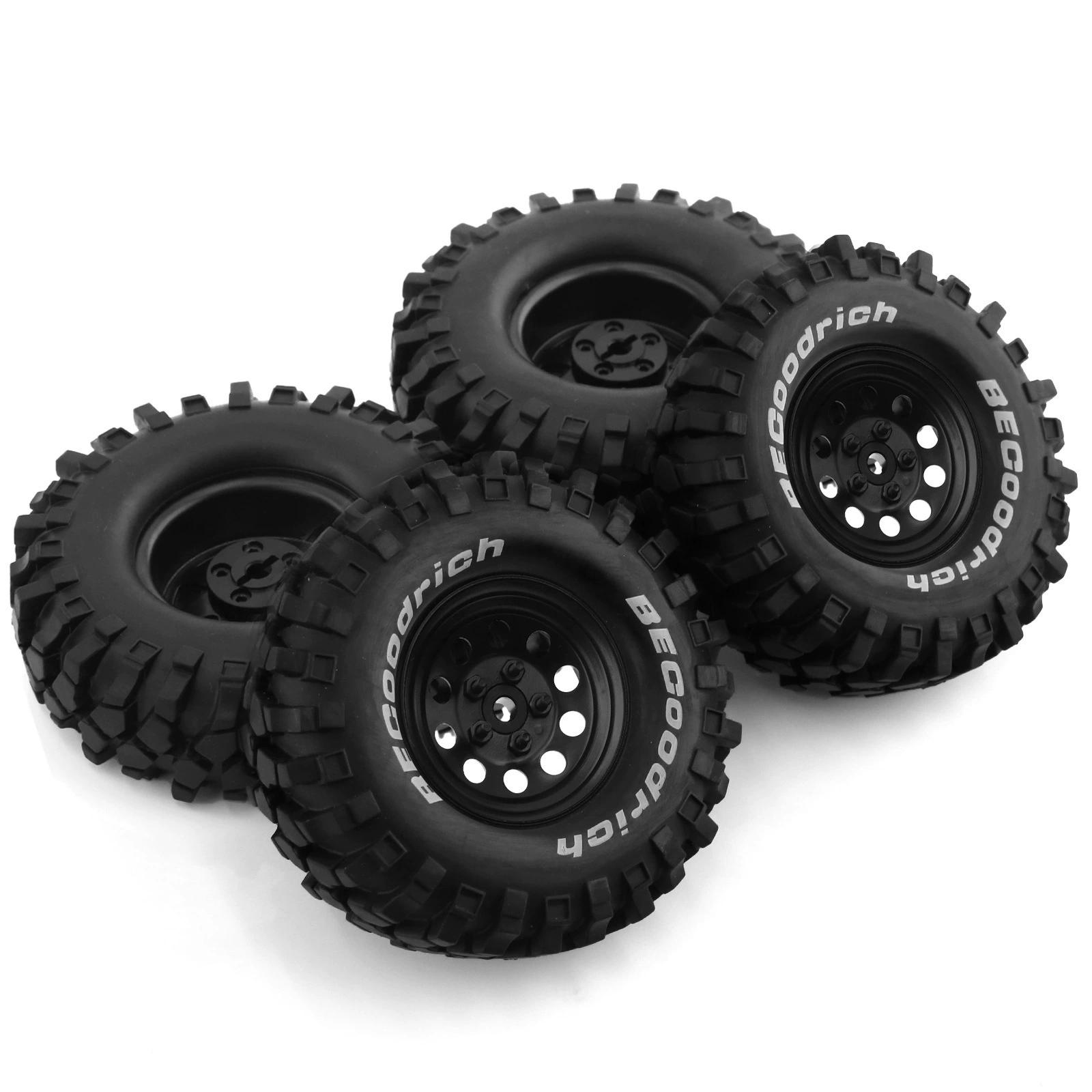 1.9寸FR4轮毂TRX4仿真FMS攀爬NT4轮胎110mm直径SCX10 W145