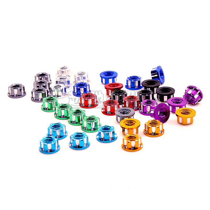 M4螺母法兰带齿防松螺帽