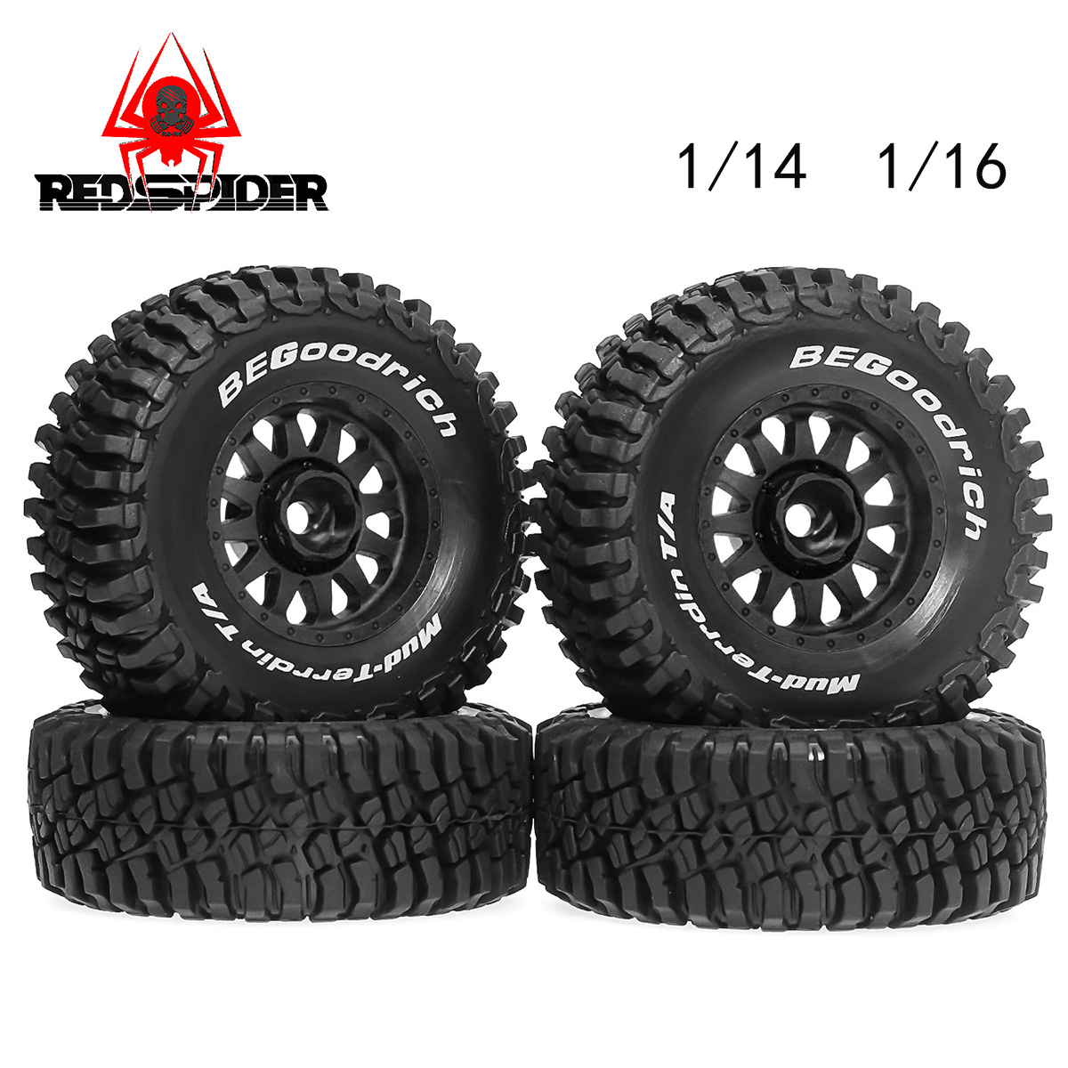 1/14/16通用ARRMA莫哈维美嘉欣14211JJRC短卡Q130海博星3100a轮胎