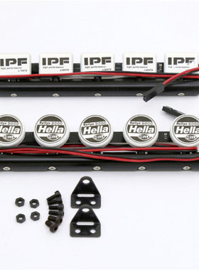 1/10攀爬车遥控车顶灯 模型灯 Hella灯罩射灯 TRX4 SCX10 4圆灯