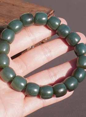 方言和田玉新疆细润且末蓝调手串