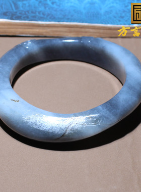 新疆玉龙河留皮孔水墨青花籽料